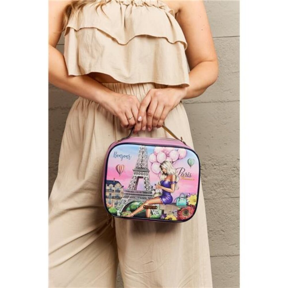 NWT Nicole Lee USA Printed Handbags with Three Removable Pouches, 2 Designs